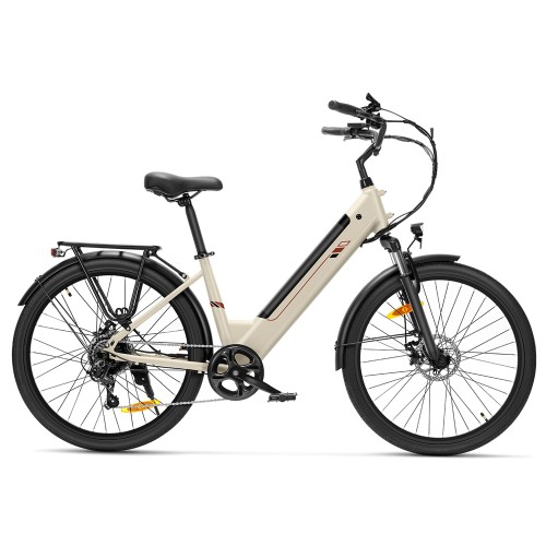 J2 ST Sand EU Plug Step-Thru 26in 36V15 6Ah 250W E-Bike