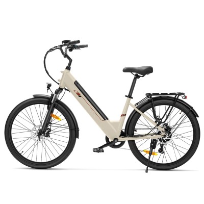 J2 ST Sand EU Plug Step-Thru 26in 36V15 6Ah 250W E-Bike
