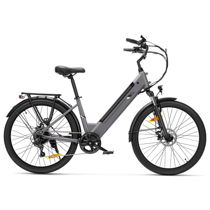J2 ST Grey EU Plug Step-Thru 26in 36V15 6Ah 250W E-Bike