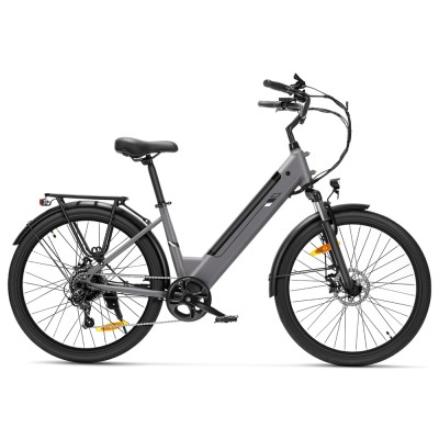 J2 ST Grey EU Plug Step-Thru 26in 36V15 6Ah 250W E-Bike