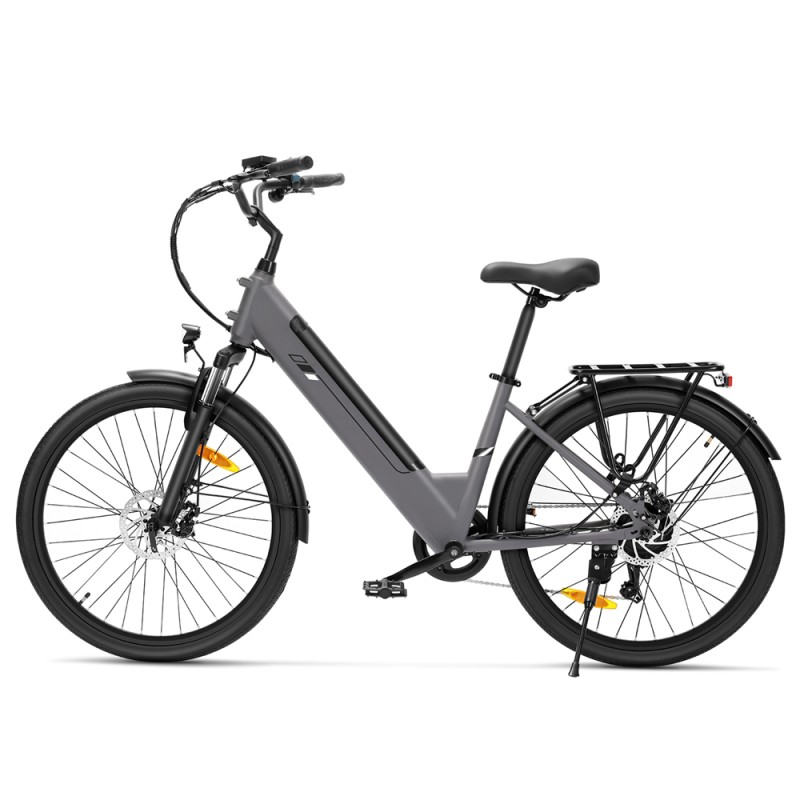 J2 ST Grey EU Plug Step-Thru 26in 36V15 6Ah 250W E-Bike
