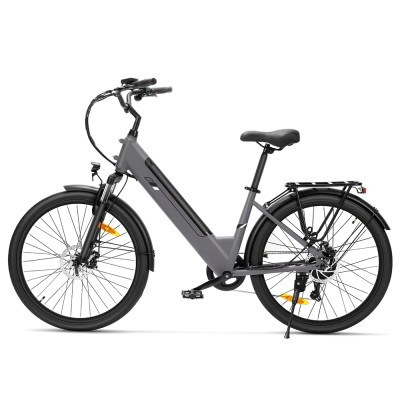 J2 ST Grey EU Plug Step-Thru 26in 36V15 6Ah 250W E-Bike