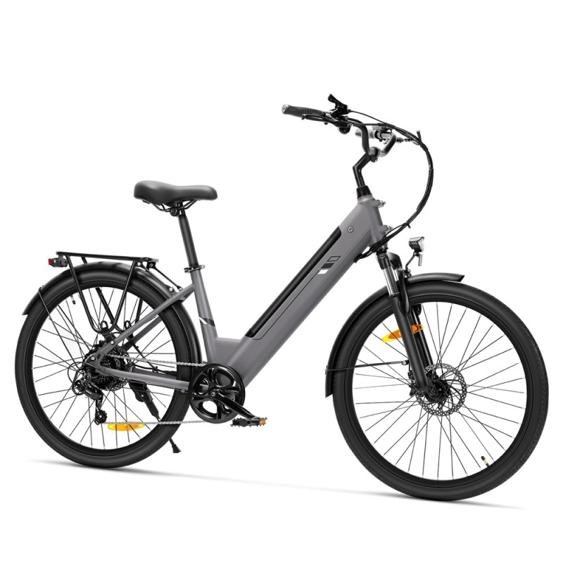 J2 ST Grey EU Plug Step-Thru 26in 36V15 6Ah 250W E-Bike