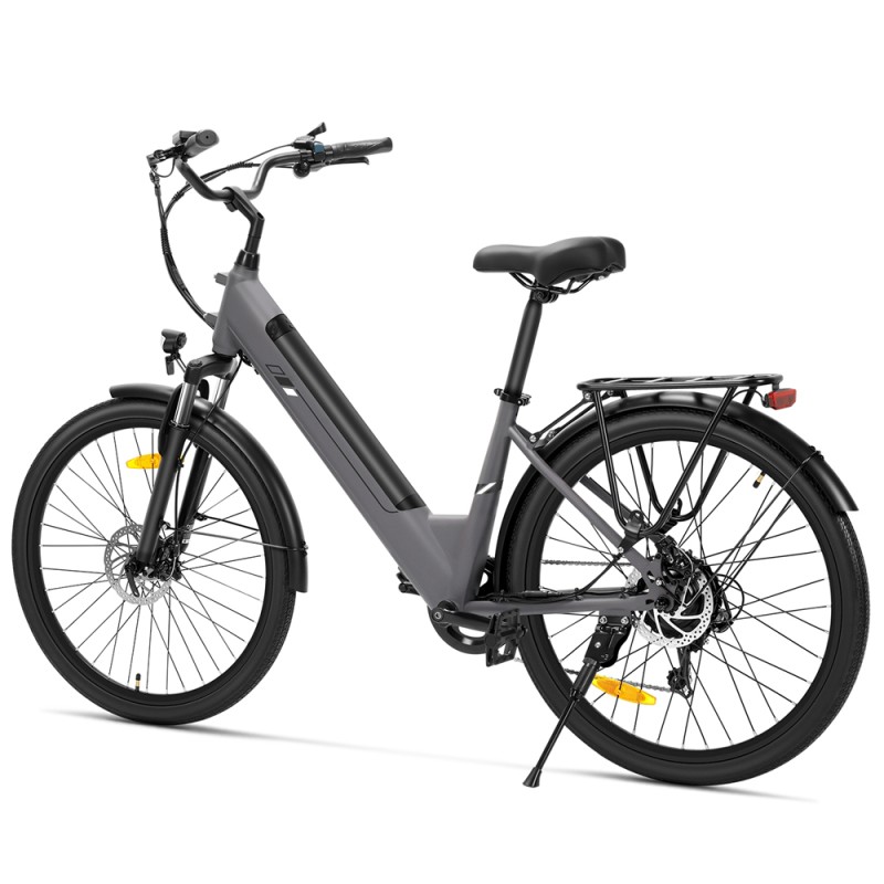 J2 ST Grey EU Plug Step-Thru 26in 36V15 6Ah 250W E-Bike