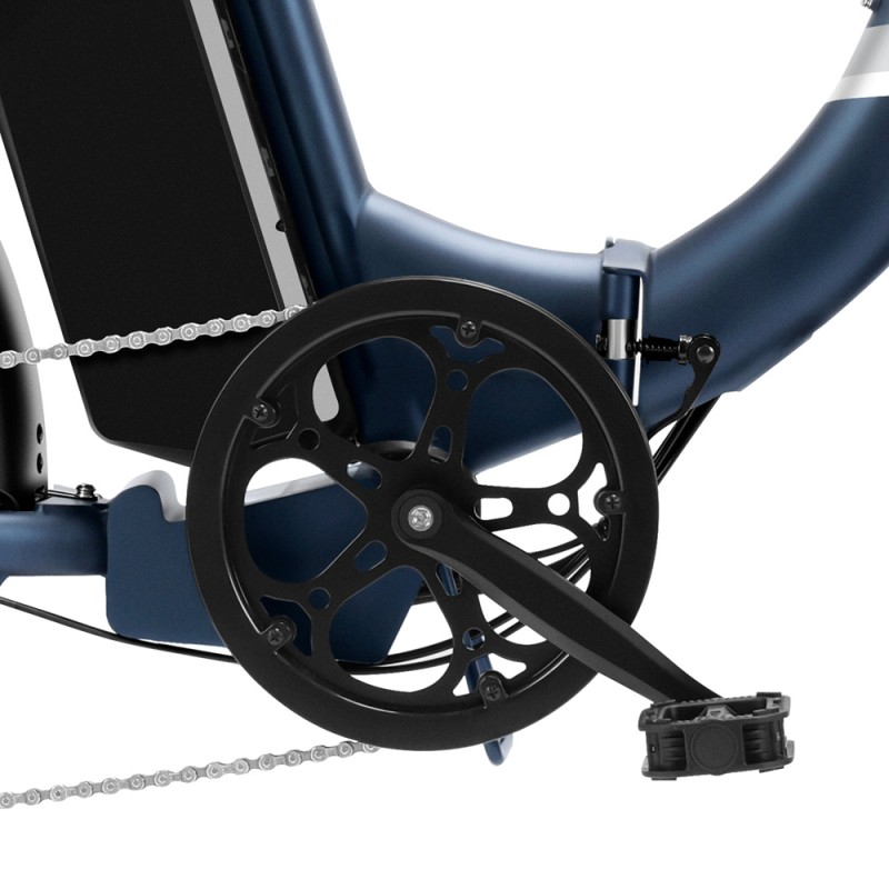 Touroll S2 Blue EU Plug Step-Thru 20in 48V15Ah 250W E-Bike