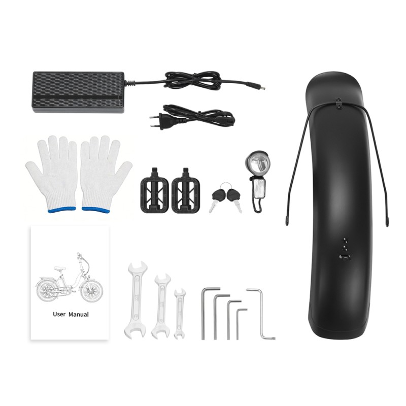 Touroll S2 Blue EU Plug Step-Thru 20in 48V15Ah 250W E-Bike