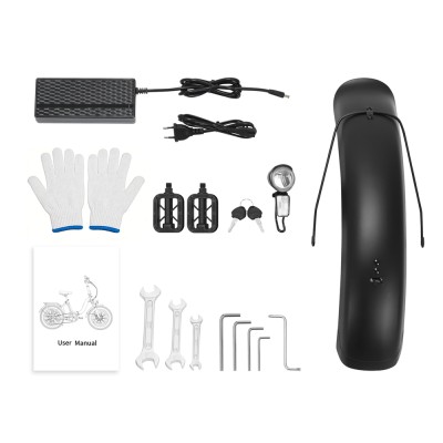 Touroll S2 Blue EU Plug Step-Thru 20in 48V15Ah 250W E-Bike