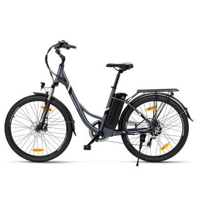 B1 Grey EU Plug Step-Thru 26in 36V15 6Ah 250W E-Bike