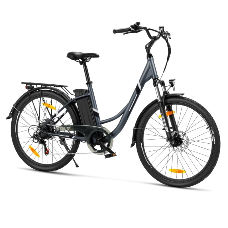B1 Grey EU Plug Step-Thru 26in 36V15 6Ah 250W E-Bike