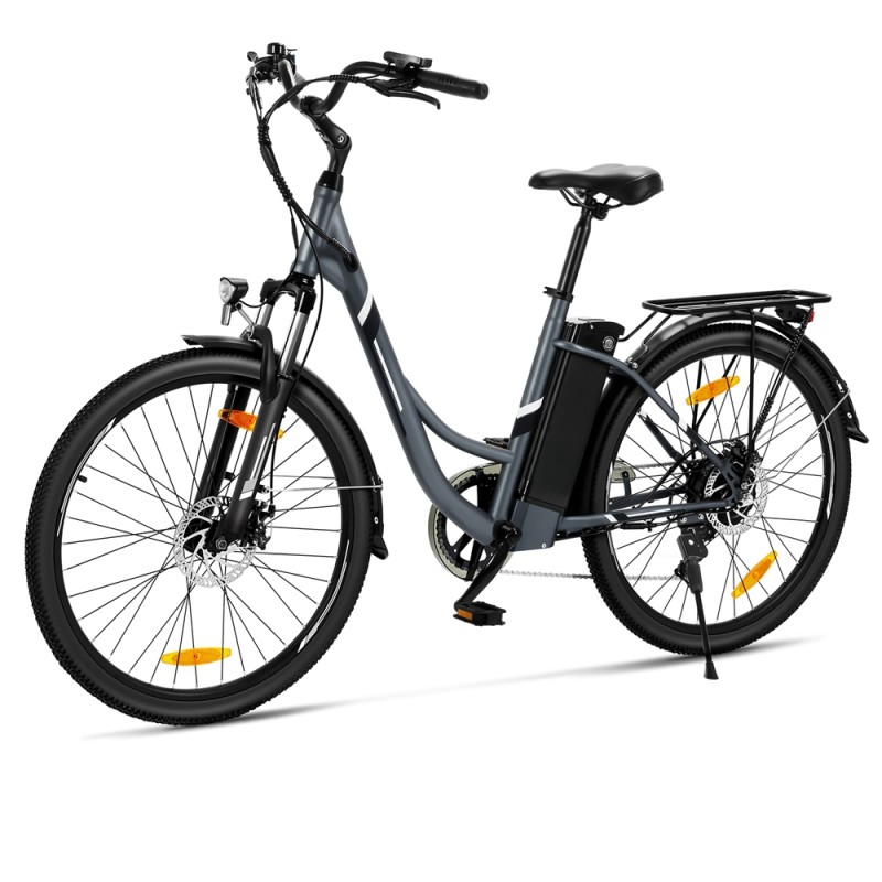 B1 Grey EU Plug Step-Thru 26in 36V15 6Ah 250W E-Bike