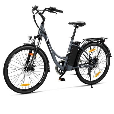 B1 Grey EU Plug Step-Thru 26in 36V15 6Ah 250W E-Bike