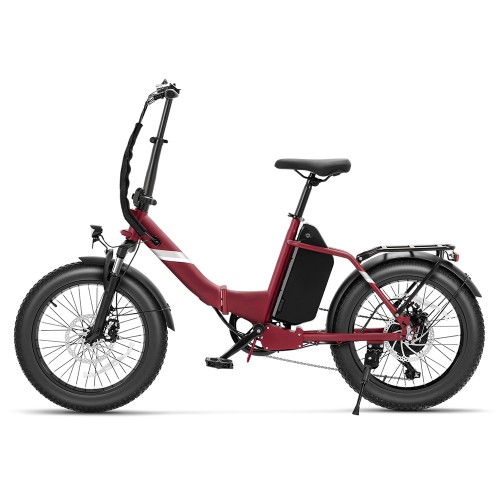 S3 Pro Red EU Plug Step-Thru 20in 48V27Ah 250W E-Bike 2