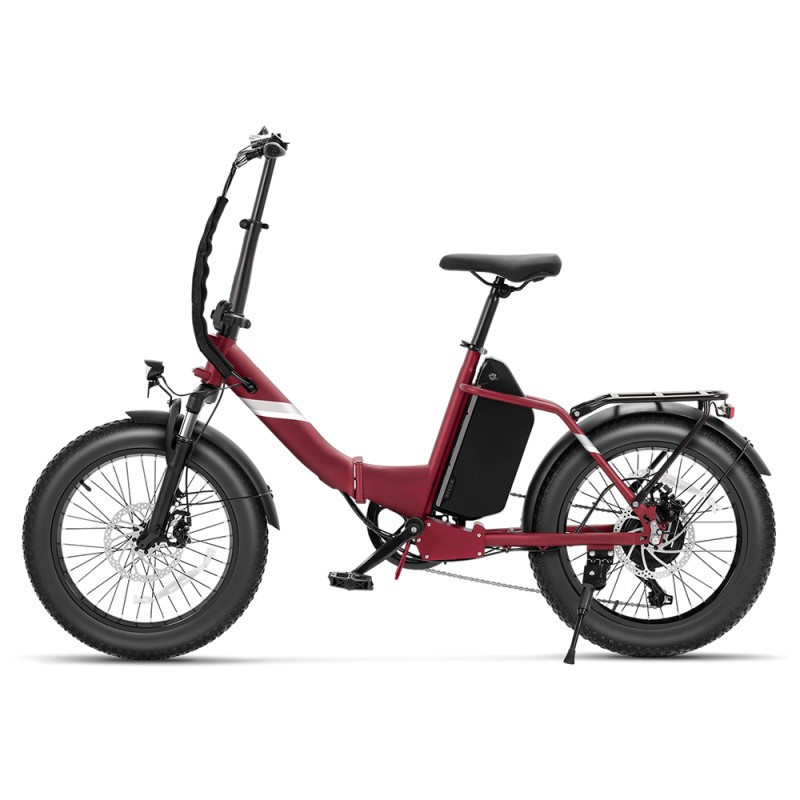 S3 Pro Red EU Plug Step-Thru 20in 48V27Ah 250W E-Bike