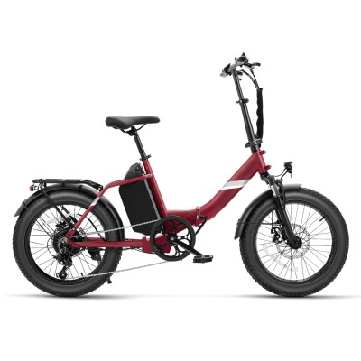 S3 Pro Red EU Plug Step-Thru 20in 48V27Ah 250W E-Bike