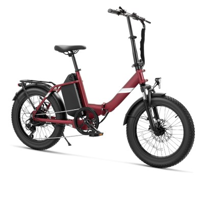 S3 Pro Red EU Plug Step-Thru 20in 48V27Ah 250W E-Bike