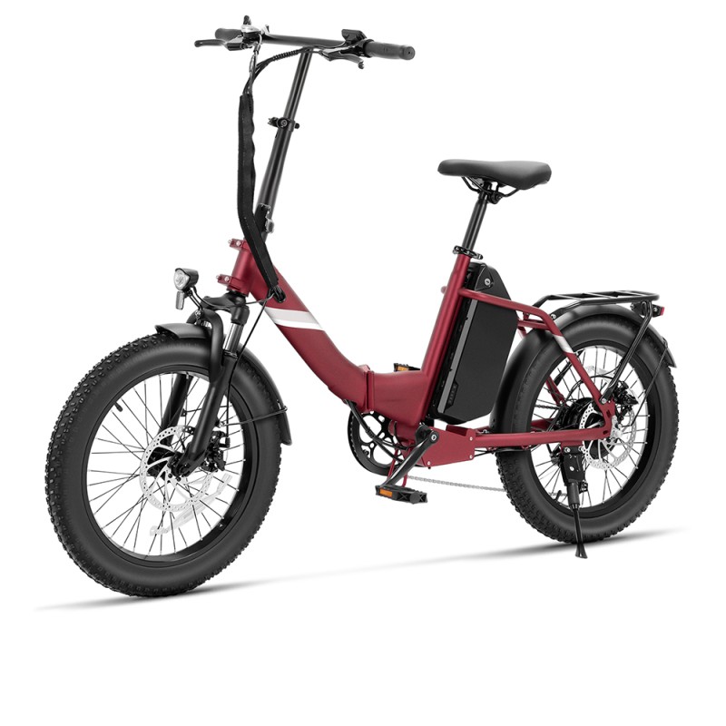 S3 Pro Red EU Plug Step-Thru 20in 48V27Ah 250W E-Bike