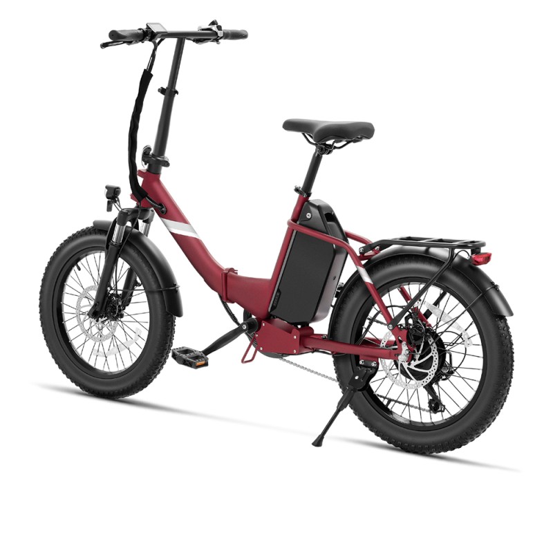 S3 Pro Red EU Plug Step-Thru 20in 48V27Ah 250W E-Bike