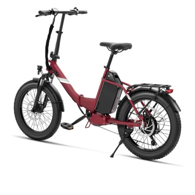 S3 Pro Red EU Plug Step-Thru 20in 48V27Ah 250W E-Bike