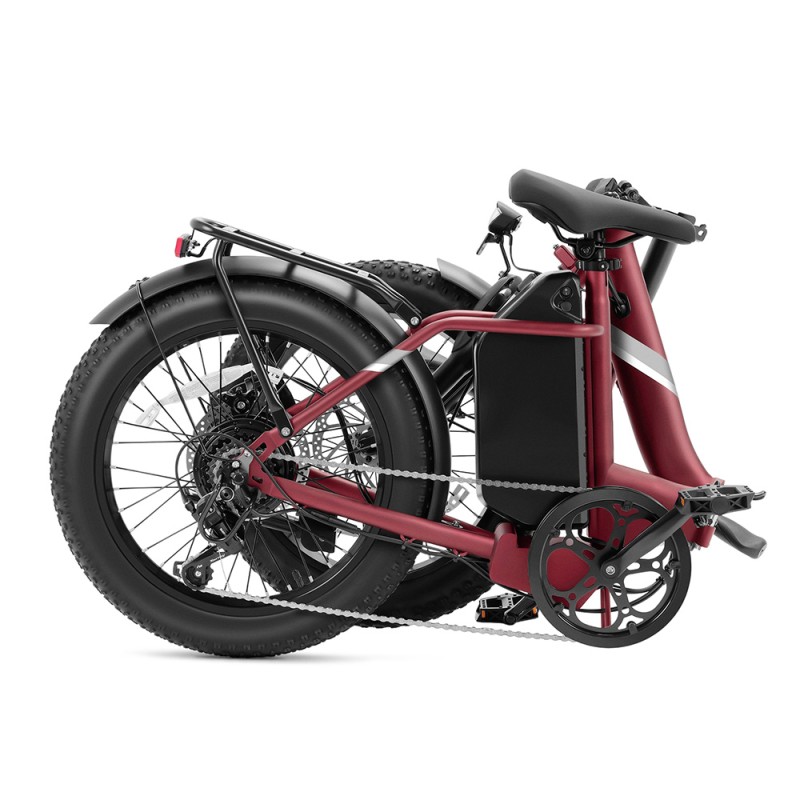 S3 Pro Red EU Plug Step-Thru 20in 48V27Ah 250W E-Bike