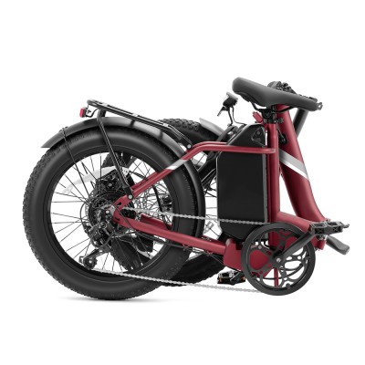 S3 Pro Red EU Plug Step-Thru 20in 48V27Ah 250W E-Bike
