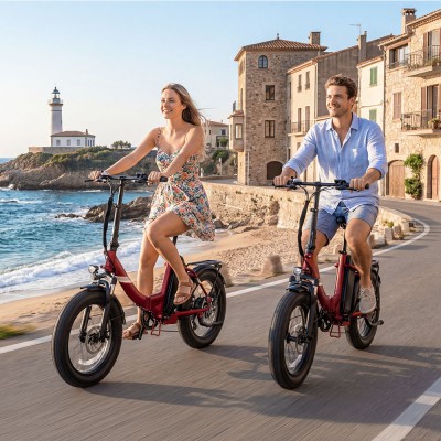 S3 Pro Red EU Plug Step-Thru 20in 48V27Ah 250W E-Bike