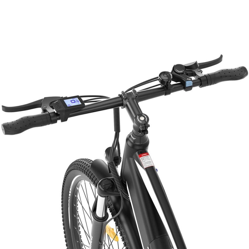 Bicicletă Electrică Trekking Touroll J1, Autonomie 100 Km, Sistem de Transmisie Shimano 7 Trepte – Negru