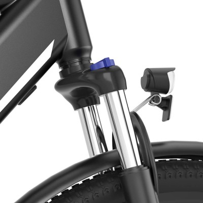 Bicicletă Electrică Trekking Touroll J1, Autonomie 100 Km, Sistem de Transmisie Shimano 7 Trepte – Negru
