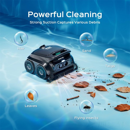 WYBOT B1 Cordless Robotic Pool Cleaner  Full Pool Cleaning  Edge  2