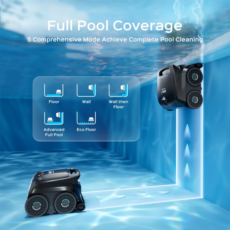 WYBOT B1 Cordless Robotic Pool Cleaner  Full Pool Cleaning  Edge 