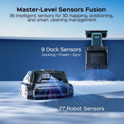 WYBOT S3 Cordless Robotic Pool Cleaner  3D Mapping 
