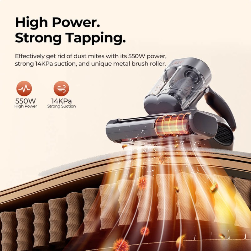 JIGOO J300 Pro Smart Dual-Cup Mattress Vacuum Cleaner EU