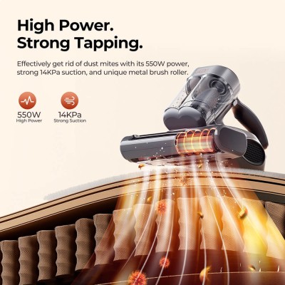 JIGOO J300 Pro Smart Dual-Cup Mattress Vacuum Cleaner EU