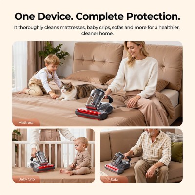 JIGOO J300 Pro Smart Dual-Cup Mattress Vacuum Cleaner EU