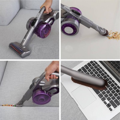 JIMMY JV85 Pro Handheld Wireless Vacuum Cleaner 200AW 8pcsx2500mAh LED Disply Screen 70Mins Run Time - Purple