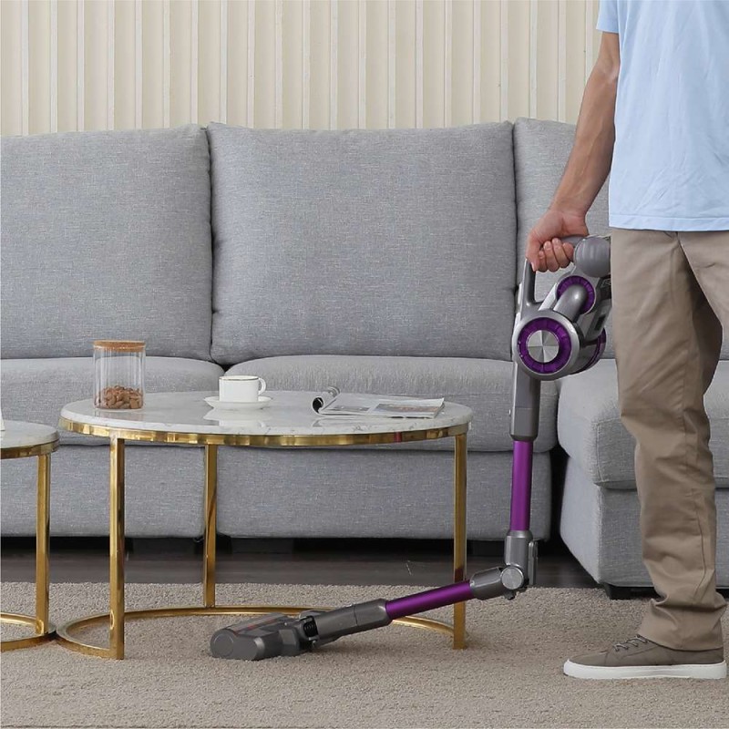 JIMMY JV85 Pro Handheld Wireless Vacuum Cleaner 200AW 8pcsx2500mAh LED Disply Screen 70Mins Run Time - Purple