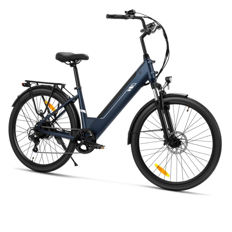 Foride Roamer 2 Step-Thru Electric Bike  250W Motor  36V 15 6Ah Battery  26'×1 75' Tires  25km/h Max Speed  100km Max Range  Mec