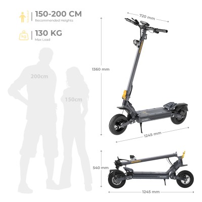 Ausom Gosoul 2 EU-Plug 48V 13Ah E-Scooter