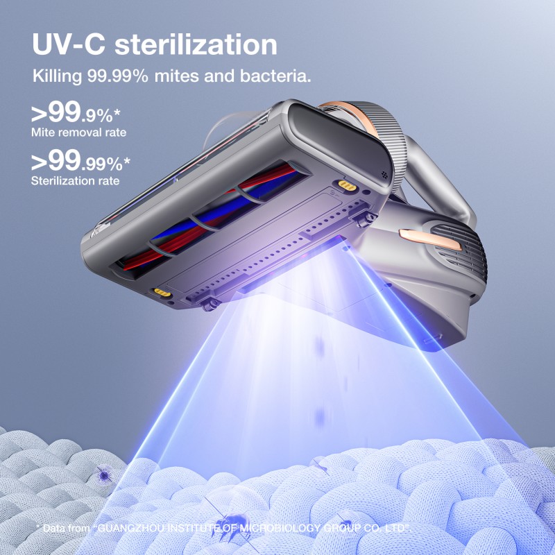 JIMMY BX7 Pro Max matrasstofzuiger, nominaal vermogen 700W, huisstofmijtsensor - Grijs