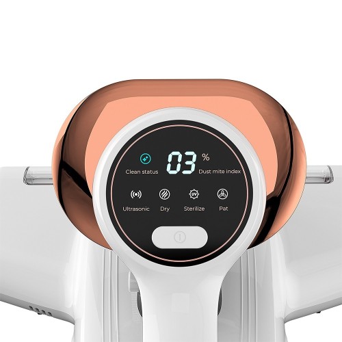 JIGOO J300 matrasstofzuiger met dubbele opvangbak, 13 kPa zuigkracht, huisstofmijtsensor - Wit 2
