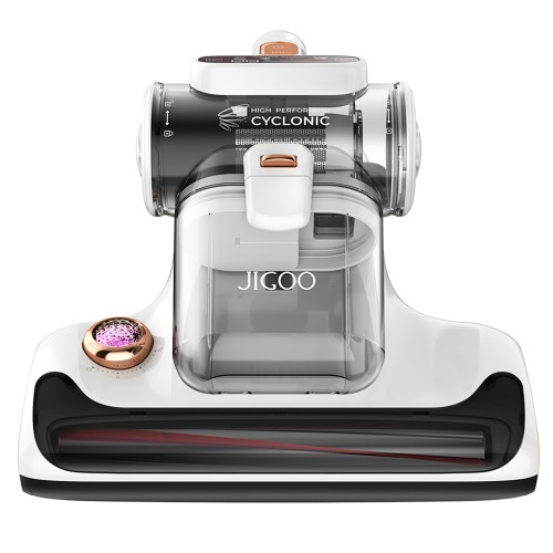 JIGOO T600 Aroma Bedstofzuiger voor Matrassen, Verwijdert 99,9% Allergenen van Bed & Bank, 60°C 5s Snelle Verwarming - Wit
