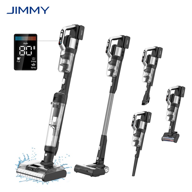 JIMMY PW11 Pro Max 460W 5-in-1 draadloze stofzuiger en vloerreiniger, 21KPa 110AW zuigkracht