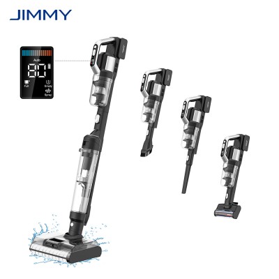JIMMY PW11 Pro 460W 4-in-1 draadloze stofzuiger en vloerreiniger, 21KPa zuigkracht, dubbele reiniging met dubbele borstelrollen