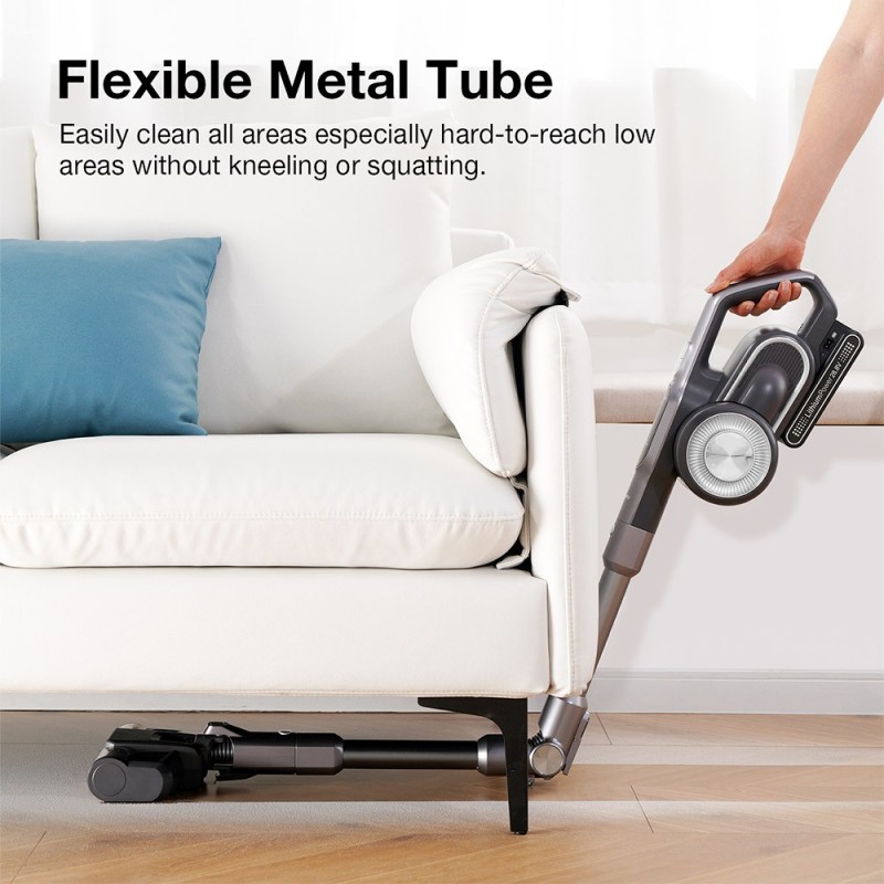 JIMMY H10 Flex draadloze handstofzuiger, 245AW zuigkracht, 4 reinigingsstanden, 0,6L stofreservoir, 2500mAh accu