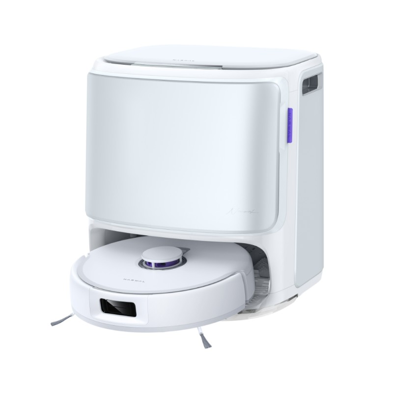 Narwal Freo Z10 robotstofzuiger met 7-in-1 station, AI-adaptieve dweilreiniging met heet water - Wit
