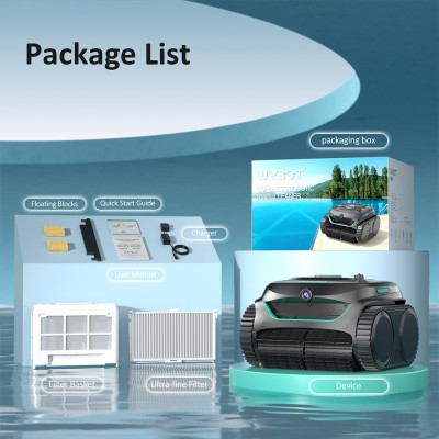 WYBOT C2 Vision Draadloze Zwembadrobot, Slimme Vision-navigatie, App-bediening, 180 minuten accuduur
