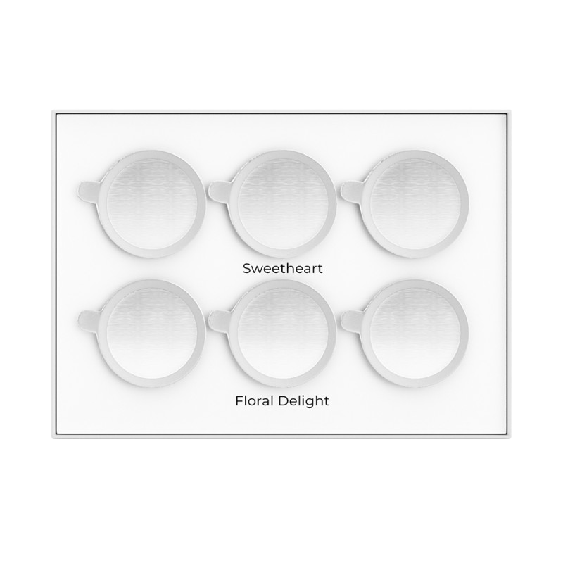 JIGOO T600 aroma-capsules set (6 stuks) – Floral Delight ×3, Sweetheart ×3