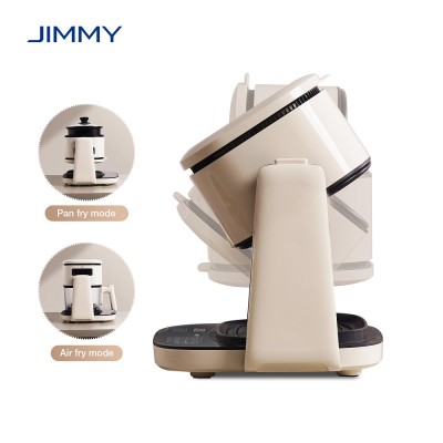JIMMY AF3 2-in-1 Airfryer, 4L kijkvenster, touchscreen, 8 voorgeprogrammeerde menu's, minder vet, gezonde maaltijden