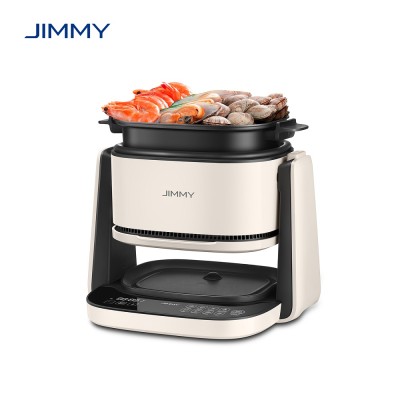 JIMMY AF3 2-in-1 Airfryer, 4L kijkvenster, touchscreen, 8 voorgeprogrammeerde menu's, minder vet, gezonde maaltijden