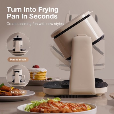JIMMY AF3 2-in-1 Airfryer, 4L kijkvenster, touchscreen, 8 voorgeprogrammeerde menu's, minder vet, gezonde maaltijden