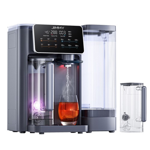 JIMMY R9 Aanrecht-omgekeerde osmose waterzuiveraar, 7 temperatuurinstellingen, UV-sterilisatietechnologie, TDS-monitor